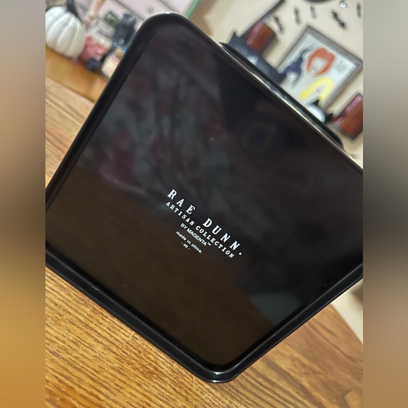 RARE Rae Dunn ALL MINE Tin Box - Stash Box Trinket Box Cookie Tin - Picture 4 of 6